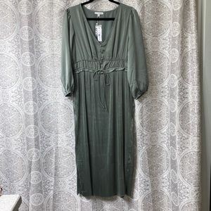 BEAUTIFUL Long Sleeve Midi Dress